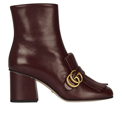 Gucci Marmont Ankle Boots, front view