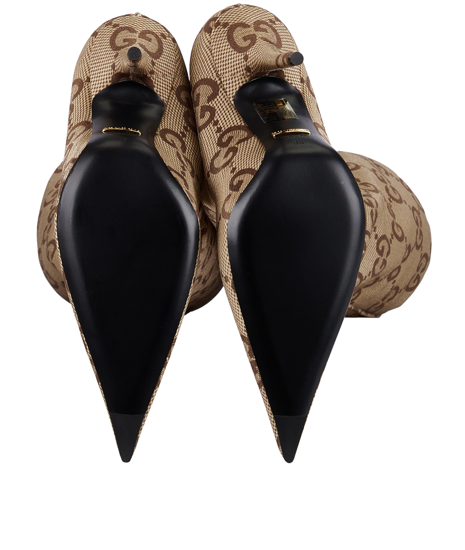 Pre-loved Gucci X Balenciaga Jumbo GG Boots - £550