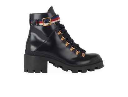 Gucci Sylvie Combat Boots, front view