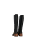 Gucci Lola GG Plaque Gaiter Boots, £450, Shoes, Blue, Leather, Back view