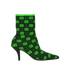 Gucci Monogram Techno Knit Sock Boots, front view