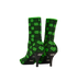 Gucci Monogram Techno Knit Sock Boots, back view