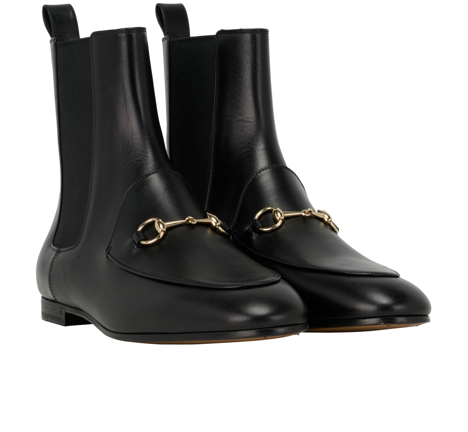 Gucci Jordaan Bootie, &pound;350, Shoes, Black, Leather, Side view