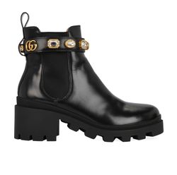 Gucci on sale crystal boots