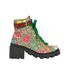 Gucci GG Supreme Floral Print Boots, front view