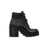 Gucci Monogram Heeled Boots, front view
