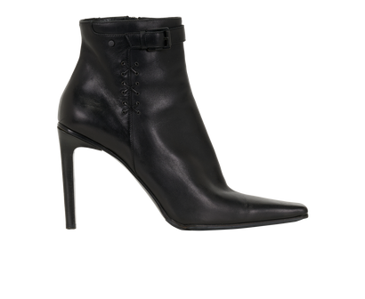 Gucci 2002 Vintage Boots, &pound;195, Shoes, Black, Leather, Front view