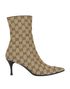 Gucci Monogram Kitten Heel Booties, front view