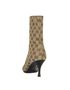 Gucci Monogram Kitten Heel Booties, back view