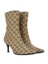 Gucci Monogram Kitten Heel Booties, side view