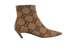 Gucci x Balenciaga Jumbo GG Boots, Canvas/Leather, Beige, UK4.5, B/DB, 4*