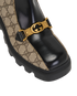 Gucci GG Buckle Boots, &pound;450, Shoes, Beige/Black, Canvas, Other view