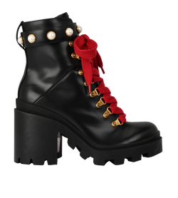 Gucci Trip Boots, Leather, Black, UK5.5, DB, 3*