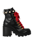 Gucci Trip Boots, £350, Shoes, Black, Leather, Front view
