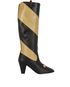 Gucci GG Zumi Striped Long Boots, front view