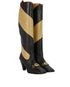 Gucci GG Zumi Striped Long Boots, side view