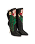 Gucci Flower Intarsia Boots, side view