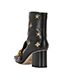 Gucci Marmont Bee/Star Boots, back view