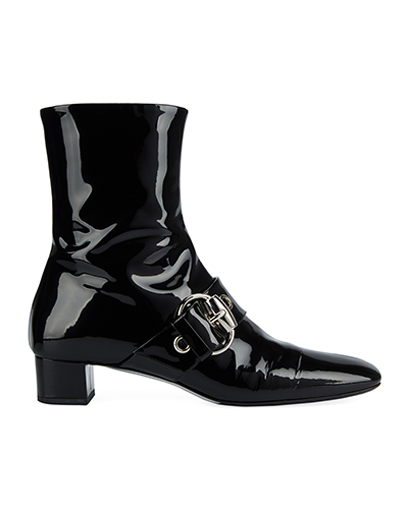 Gucci Black Boots, front view