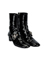 Gucci Black Boots, side view