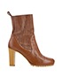 Gucci Block Heel Ankle Boots, front view