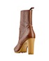 Gucci Block Heel Ankle Boots, back view