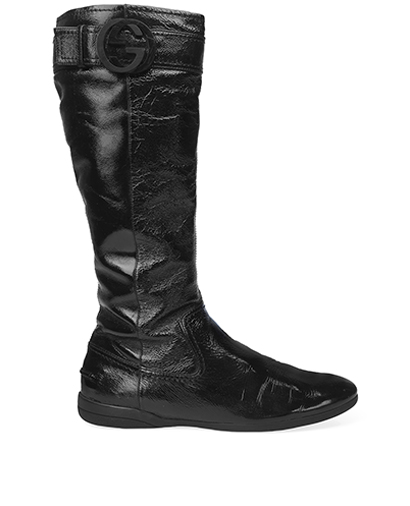 Gucci GG Logo Boots, front view