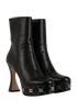 Gucci GG Platform Boots, £375, Shoes, Black, Leather, Side view