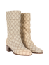 Gucci Monogram Boots, side view