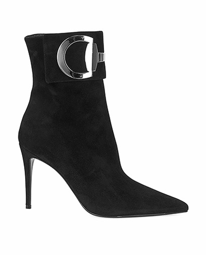 Gucci Oversize Horsebit Ankle Boots, front view