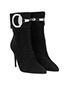 Gucci Oversize Horsebit Ankle Boots, side view