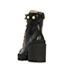 Gucci Faux Pearl Embellished Ankle Boots, back view