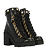 Gucci Faux Pearl Embellished Ankle Boots, side view