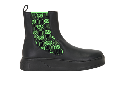 Gucci GG Ankle Boots, &pound;250, Shoes, Black, Leather, Front view