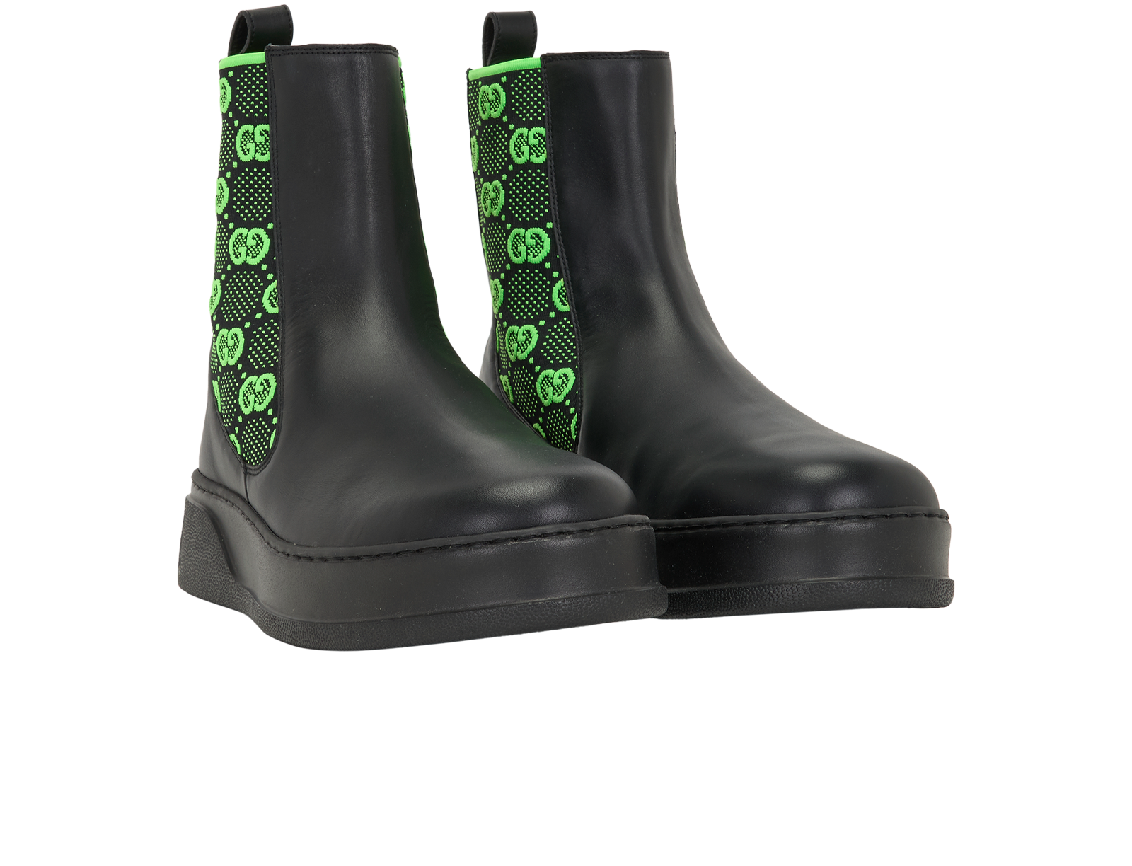 Gucci GG Ankle Boots, &pound;250, Shoes, Black, Leather, Side view