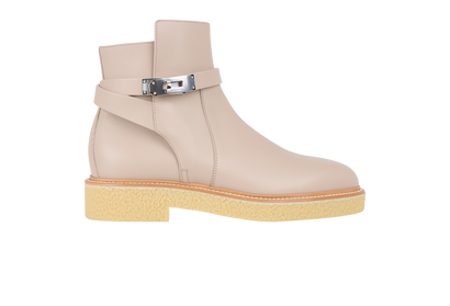Hermes History Ankle Boots, front view
