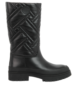 Hermes Fuji Boots, Leather, Black, UK8, B/DB, 3*