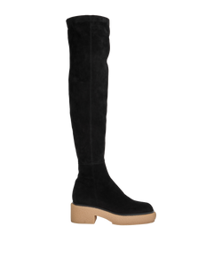 Hermes Dakota Boots, Suede, Black, UK 5.5, B/DB, 3*