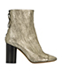 Isabel Marant Metallic Ankle Boots, front view