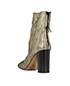 Isabel Marant Metallic Ankle Boots, back view