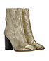 Isabel Marant Metallic Ankle Boots, side view