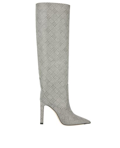 Jimmy Choo Mavis 100 Star Glitter Knee Boots, front view