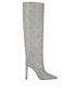 Jimmy Choo Mavis 100 Star Glitter Knee Boots, front view