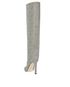 Jimmy Choo Mavis 100 Star Glitter Knee Boots, back view