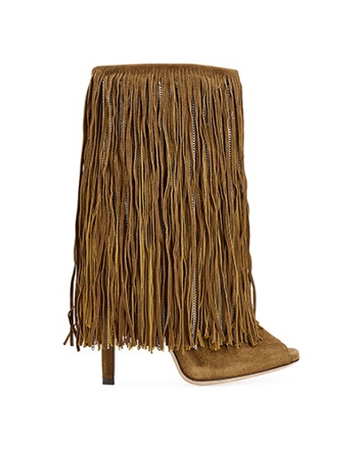 Jimmy Choo Chain Tassle Boots, front view