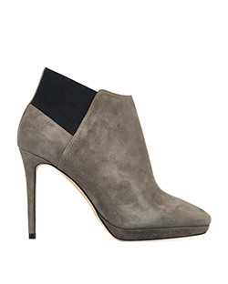 Jimmy Choo Ankle Boots, Suede, Grey, UK 5