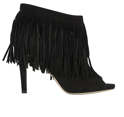 Jimmy Choo Damita Fringe Ankle Boots, front view