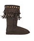 Jimmy Choo x Ugg Tassel Boots, front view
