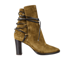 Jimmy Choo Hampton 80 Boots- UK3, Suede, Brown, 3*