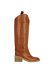 Jimmy Choo Round Toe 70MM Riding Boots, front view